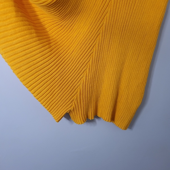 Free People Beach Nola Sweater Romper Orange Yellow - Picture 5 of 6